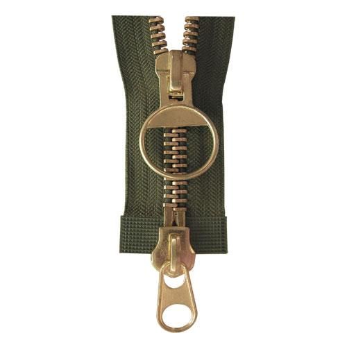 Brass Zipper